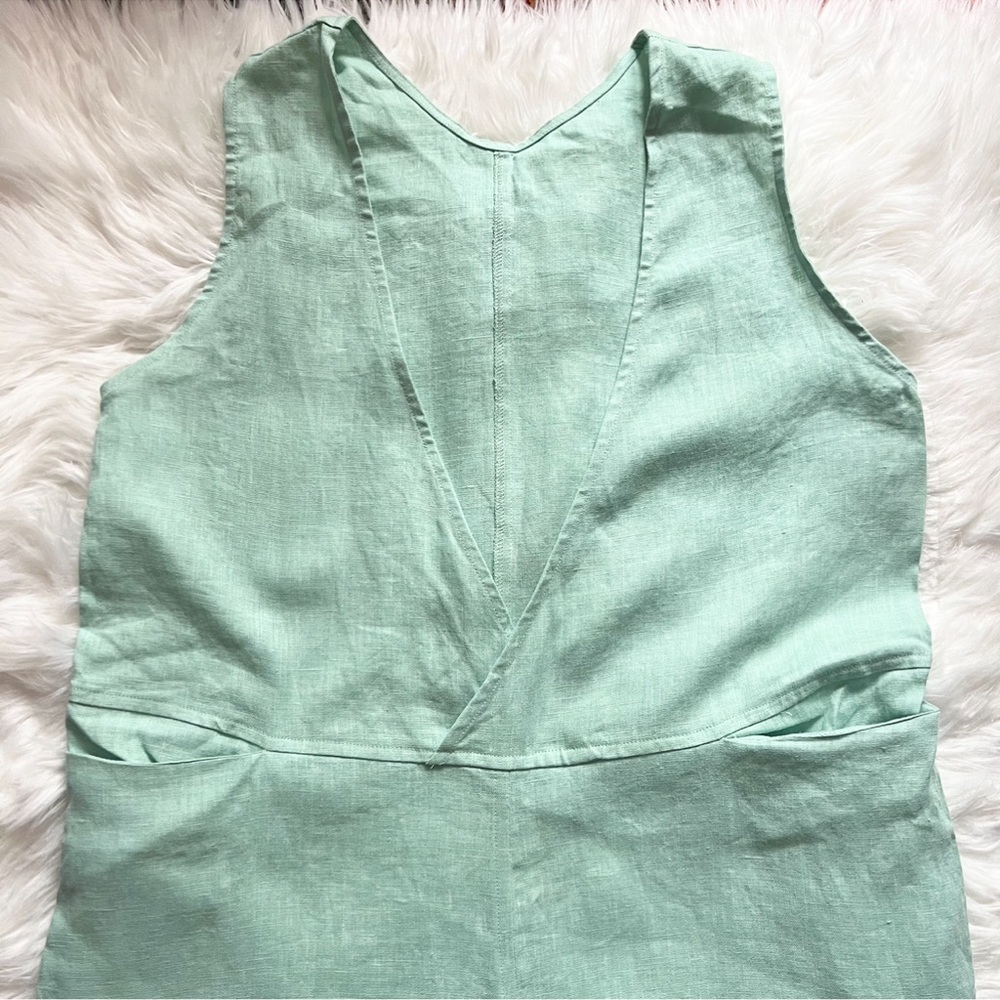 New! Back Beat Co. “Brooklyn” Reversible Linen Jumpsuit - Picture 8 of 11